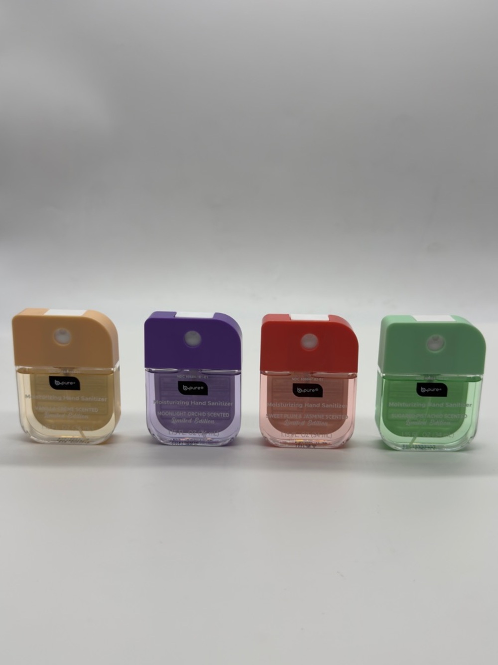 Lot of 4 B-pure Hand sanitizer Spray Vanilla Pistachio Moonlight Sweet Plum - Picture 4 of 4